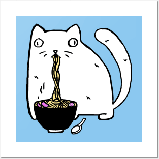 Rasabi Cat - Ramen Forever Posters and Art